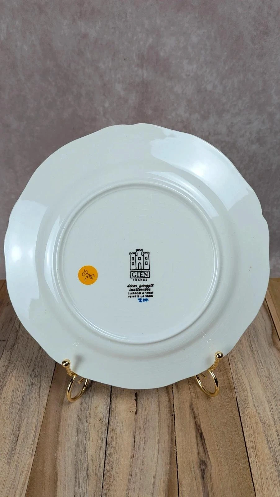 Assiette Gien France modèle Renaissance – photo 5